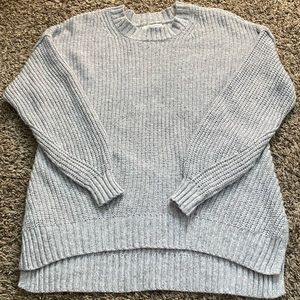 american eagle light grey sweater